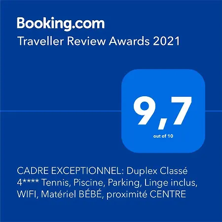 Duplex élégance: Luxe 4* Avec Tennis Et Piscine